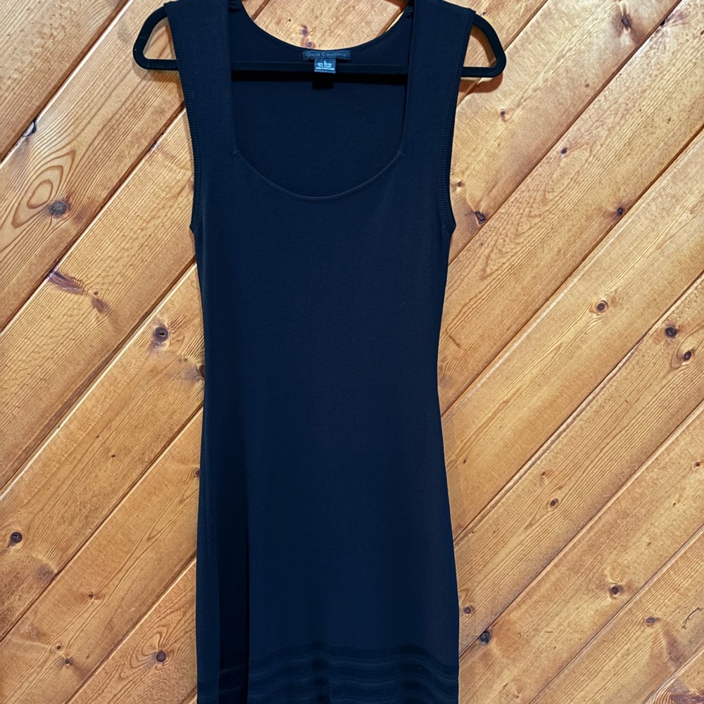 Guess Classic Black Midi Dress
